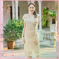 ราคา คอลเลคชั่นสีครีมเดรสออกงานสีครีม น้ำตาล เบจ เหลือง ชุดลูกไม้สีครีม ธีมแต่งงานครีม ชุดสวย ราคาถูก มีไซส์ S M L XL คําแนะนําผลิตภัณฑ์ใหม่ของเดือนนี้ (1734411341486130727)
