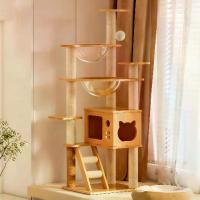 ราคา L&Q คอนโดแมว 3 in 1 คอนโดไม้แมว135cm บ้านแมวใหญ่ ของเล่นแมว เหมาะกับแมวหลายตัว ปีน-นอน-เล่น (1733206333484008619)