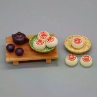 ราคา ชุดน้ำชา จิ๋ว พร้อมกาน้ำชาจิ๋วจำลอง แฮปปี้ฟอร์จูน ซาลาเปานึ่ง ขนมปัง ขนมปัง โมเดลขนมหวาน จานตะกร้าหวายเทียม เครื่องประดับขนาดเล็ก [4363] (1731506983568639648)