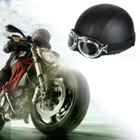 ราคา หมวกกันน็อคมอเตอร์ไซค์หนังเทียม unisex ย้อนยุค กันลม สำหรับฤดูร้อน สำหรับสกู๊ตเตอร์ ปั่นจักรยาน (1729723899449542981)