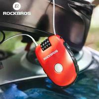 ราคา ล็อคจักรยานต่อเนื่อง, ROCKBROS, ป้องกันการโจรกรรม, ล็อคสายเคเบิล, ล็อคหมวกกันน็อค, ล็อครหัสผ่าน, เหมาะสำหรับเป้สะพายหลัง, ปั่นจักรยาน, ล็อค, อุปกรณ์จักรยาน มอเตอร์ไซค์ Motorcycle (1730490723253586441)