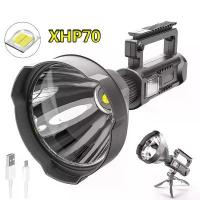 ราคา ไฟฉาย LED, ถูกปฏิเสธ, กำลังไฟสูง, ไฟฉายแบบพกพา, กันน้ำ, เหมาะสำหรับการตั้งแคมป์และเดินป่า, โคมไฟไฟฉาย XHP70 (1730794600118061459)