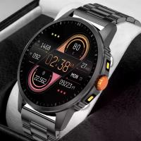 ราคา นาฬิกาอัจฉริยะ V5 หน้าจอกลม ไฟฉาย โทรศัพท์บลูทูธ นาฬิกากีฬา (1733572971919148798)