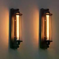 ราคา โคมไฟติดผนัง LED วินเทจสไตล์อุตสาหกรรม กำลังไฟ 8 วัตต์ สีดำ เงิน ทองแดง โคมไฟสำหรับห้องนอน คาเฟ่ ร้านอาหาร ไฟส่องข้างเตียง ไฟฉาย (1733409488442918220)