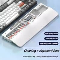 ราคา ชุดทำความสะอาดอเนกประสงค์ 22 ใน 1 สำหรับสำนักงาน สายรัดข้อมือ แผ่นรองคีย์บอร์ด หนัง ฟองน้ำ ที่วางมือ แผ่นรองฝ่ามือคีย์บอร์ด (1734021045526496790)