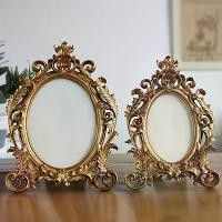 ราคา กรอบรูปวงรีวินเทจยุโรป, YIMUWN, การออกแบบแกะสลักวังโบราณ, ตกแต่งโต๊ะหรูหรา, ของขวัญแต่งงาน, ของตกแต่งบ้าน, การก่อสร้างเรซินที่ทนทาน, ผิวสีทองเก่า, เหมาะสำหรับ Timele, 1 ชิ้น (1733011552971556378)