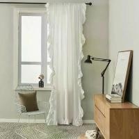 ราคา ผ้าม่านพลิกสีขาว สำหรับห้องรับประทานอาหาร ทำจากผ้าฝ้ายลินิน มีการตกแต่งโทรมและเก๋ไก๋ ผ้าม่านโปร่งส่วนบุคคล หลังคาห้องนอน ของตกแต่งบ้าน (1731110761068595670)