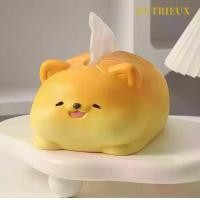 ราคา กล่องทิชชู่ลูกสุนัข ดีไซน์ซาลาเปาสับปะรดสร้างสรรค์ ชิ้นตกแต่งมูลค่าสูง สไตล์ Ins เหมาะสำหรับโต๊ะกาแฟในห้องนั่งเล่น ของตกแต่งบ้าน (1732008665577981099)