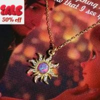 ราคา สร้อยคอพระอาทิตย์และพระจันทร์โอปอล สไตล์ยุโรปและอเมริกา สร้อยคอตุ๊กตาบาร์บี้โดปามีน จี้โอปอล ประดับเพทายไมโครกลาง ศิลปะ (1731810373214701250)