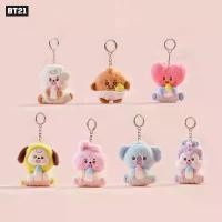 ราคา ตุ๊กตา BT21 BTS ของ Line Korea พวงกุญแจน่ารัก ตกแต่งกระเป๋าเป้โรงเรียน (1734271521275937856)