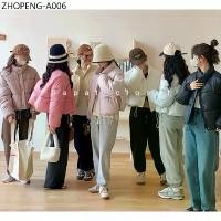 ราคา New Padded Korea R004 พร้อมส่ง เสื้อกันหนาวเสื้อโค้ท แจ็คเก็ตสีพาสเทล กันน้ำได้ (1734391800667145218)