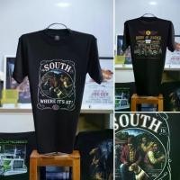 ราคา เสื้อวินเทจ The SOUTH (หน้า-หลัง) ตะเข็บเดี่ยว ไม่มีตะเข็บข้าง Cotton 50/50 ป้ายทอง Rabel USA (1733608279602857867)