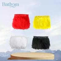 ราคา 2 Pieces Turkey Feather Tassel Trim - 0.91m Natural Fluffy Feathers, Width 15.24- 20.32cm , Suitable for Sewing Crafts and Clothing Decoration (1733502546290836749)