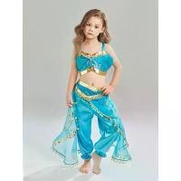 ราคา PRINCESS-VALLEY Jasmine Costume for Arab Girls Sequined Princess Dress Cosplay Costume for Kids (1732940848664708515)