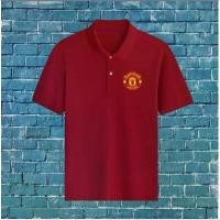 ราคา Manchester United Football Club Pro Polo Shirt Men's Red White Black Blue Manchester United Shirt Comfortable Can Be Worn by Both Men and Women Polo Shirt (1733885431400662581)