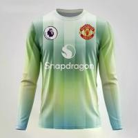 ราคา Manchester United Football Club Men's Long Sleeve Shirt Fashion Gradient Color ﻿ Men's outdoor sports t-shirt, men's long-sleeve shirt, round neck, breathable and quick-drying. (1733431446869870196)