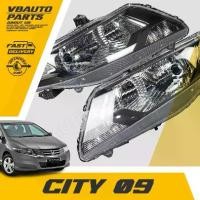 ราคา โคมไฟหน้า OEM (City-09) #ราคาต่อคู่ ไฟสำหรับติดตั้งรถยนต์ (1729736465663691648)