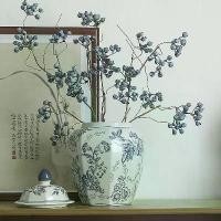 ราคา แจกันเซรามิก Jingdezhen จีน เรียบหรู สไตล์โบราณ ลายครามสีน้ำเงินและสีขาว เหมาะสำหรับแจกันดอกไม้ในห้องนั่งเล่น ตกแต่งชั้นวาง Bogu ผลิตในประเทศจีน (1731921946724762629)