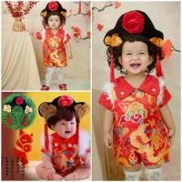 ราคา ชุดบอดี้สูท ฮองเฮา จีน พร้อม คาดผม สีแดง (1729952550112823727)
