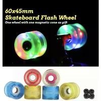 ราคา ล้อสเก็ตบอร์ด ขนาด 60 X 45 มม. 4 ชิ้น รอกเบท กลม ตีเหยื่อ ปลอม dc จีน (1731980280521917822)