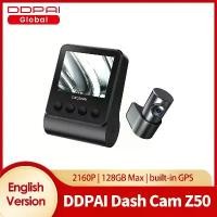 ราคา DDPAI Dash Cam Z50, กล้องหน้าและหลัง 4K, กล้องติดรถยนต์, 2160P ด้านหน้า + 1080P ด้านหลัง, WiFi GPS ในตัว, กล้องติดรถยนต์แบบคู่ Car (1730562425068488976)