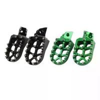 ราคา Anodized Anti-Slip Front Foot Pegs Compatible with Kawasaki KX65 KX80 KX85 KX100 Off-Road Modification Parts (1733746892528256433)