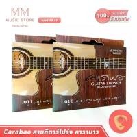 ราคา Carabao Platinum HQA สายกีตาร์ คาราบาว สำหรับ กีตาร์โปร่ง อะคูสติก แบบครบชุด Acoustic Guitar String (1734190629895702294)