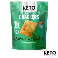 ราคา [ส่งฟรี] [COD] Keto Crackers Low Carb Crackers No Sugar Added Gluten Free (Rosemary Garlic) / Keto Crackers, a Healthy Snack Free of Gluten and Sugar. (1733750918113231942)