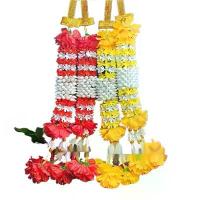 ราคา ดอกไม้พวงมาลัยมะลิแบบไทยดั้งเดิม พวงมาลัยดอกไม้พลาสติก งานฝีมือหลากสี ตกแต่งทำมือ ช่อ วาเลนไทน์ ดอกไม้ แจกัน (1733759590083364518)