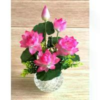 ราคา CODแจกัน 1 ใบ, แจกันดอกบัว, บูชาดอกบัว, แจกันดอกบัว, แจกันดอกบัวเทียม, กระถางดอกบัวเทียม, ดอกบัวสูง 9 นิ้วTikTok (1732736316091565951)