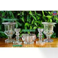 ราคา ชุดหน้าพระ แก้วคริสตัล (แจกัน เชิงเทียน กระถางธูป) เซต เครื่องสําอาง (1733941423737636633)