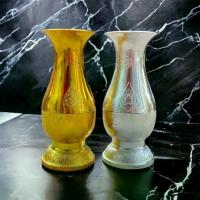 ราคา แจกัน พลาสติก เกรดA สีทอง-สีเงิน แจกันดอกไม้ (CNIG6807)067808 (1733154187550885414)