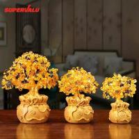 ราคา ต้นไม้เสริมฮวงจุ้ย ความรุ่งเรือง ความมั่นคง ของขวัญมงคล ต้นไม้นำโชค สีทอง ต้นไม้เงิน ขนาด 16x18cm ต้นไม้ตกแต่งบ้าน พระ หลวงปู่ ม่อน ตะกรุด เครือเขาหลง เครื่องทอง น้อย พระ หล (1732627975250085280)