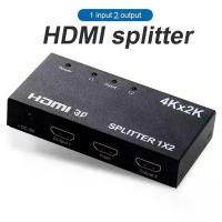 ราคา (พร้อมส่ง) กล่องแปลงสัญญาน HDMI Splitter เข้า 1 ออก 2 Full HD 1080P 3D Video Audio HDMI Splitter 1X2 4K 2K-intl คําแนะนําการขายที่ร้อนแรงในเดือนนี้ หูฟัง ครอบ ไร้สาย beats (1733139304517764564)