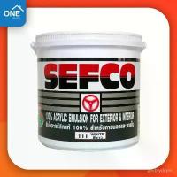 ราคา สีน้ำเซฟโก้ Sefco สีขาว 111 สีทาบ้าน ขนาด 3.5 ลิตร สีน้ำ ทาได้ทั้งภายในและภายนอก ขาย (1734407231100388424)