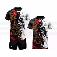 ราคา Jersey Voli Mizuno Baju Volly Jersey Futsal Baju Futsal Kaos Bola Atasan Olahraga Badminton (1733821594485621942)
