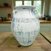 ราคา Pot โอ่งดินเผาทรงขวดนม วินเทจสไตล์ ขนาด 40 x 50 cm มีหู 3 หู ใช้เป็นกระถางได้ ควรสั่งเจาะรูเพื่อการระบายน้ำที่ดี ดีไซน์คลาสสิกและมีเอกลักษณ์ (1733257035201348951)