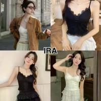 ราคา BY IRAGrace pot เสื้อสายเดี่ยวผ้าชีฟอง แต่งลูกไม้เซ็กซี่ขอบแฟชั่น หลังเป็นสม็อค จัดส่งเฉพาะจุด (1734320280836670885)