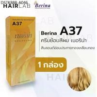 ราคา พร้อมส่ง - Berina เบอริน่า A37 สีย้อมผม สีบลอนด์อ่อนประกายทองเหลือบทอง ยาย้อมผม ปิดผมหงอก ปิดผมขาว ครีมเปลี่ยนสีผม (1734433663231821093)