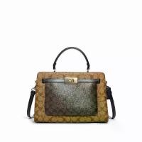 ราคา กระเป๋าสะพาย COACH C8596 LANE CARRYALL IN BLOCKED SIGNATURE CANVAS (IMNOX) (1733780900754720571)