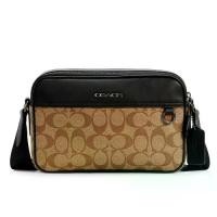ราคา กระเป๋าสะพายข้างผู้ชาย COACH C4149 GRAHAM CROSSBODY IN SIGNATURE CANVAS (QBKHA) (1733780863278942011)