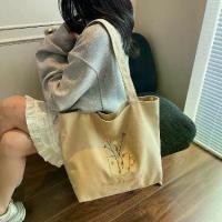 ราคา (COD) Canvas Bag Custom Large Capacity Shopping Bag Printed Eco-friendly Bag Pattern Tote Bag (1733526241154008757)