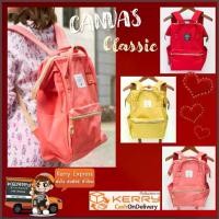 ราคา ️ล็อตสุดท้าย ไม่ผลิตเพิ่ม️ (ของแท้ พร้อมส่ง) Anello Rucksack Canvas Bag AT-B0197B/ AT-B0193A (1734196658291115548)