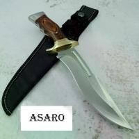 ราคา ASARO CL01 Outdoor knife Bowie knife มีดโบวี่ มีดโบวี่ทหาร มีดพกพา มีดเดินป่า มีดแคมป์ปิ้ง มีดใบตาย มีดสวย ขนาด30.80ซม. 5CR13MOV 58HRC แถมซองไนลอน (1734311020300960985)