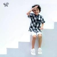 ราคา COD Boy Chinese Collar Shirt เสื้อเชิ๊ต คอจีน เด็กผู้ชายTikTok (1732798269492069392)