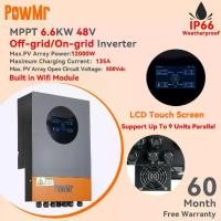 ราคา IP66PowMr MPPT 6.6KW Solar Hybridอินเวอร์เตอร์ 230Vac PVแรงดันไฟฟ้า 120-500VocในตัวMPPT 190A Charge Controller 50/60Hzอัตโนมัติรองรับ48Vแบตเตอรี่โมดูลWในตัวWifi (1733584970398794853)