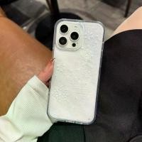 ราคา เคสโทรศัพท์ลายเกล็ดหิมะฤดูหนาวสำหรับ iPhone 16 Pro Max แอปเปิ้ล 15 เคสกันกระแทกป้องกัน DIY กันลื่น (1733917554355898069)