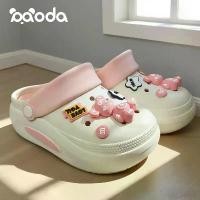 ราคา รองเท้าแตะผู้หญิง รองเท้าหัวโต สุดฮิตนุ่ม เบา ใส่สบาย, รองเท้า เรด แอปเปิ้ล , รองเท้าหัวโต, รองเท้าแตะ, รองเท้าผู้หญิง, รองเท้าแฟชั่น (1732395618808398856)