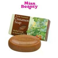 ราคา Wanthai Cinnamon Soap ว่านไทย สบู่ อบเชย สำหรับสิว ผิวธรรมดา ผิวมัน 80 กรัม (1730997369932515581)