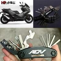 ราคา เครื่องมือมัลติฟังก์ชั่นและอุปกรณ์เสริม, 16 In 1, สีดำ, สำหรับ Honda ADV150 ADV160 ADV350 ADV 150 160 350 รถจักรยานยนต์, ชุดไขควงซ่อมแบบพกพา, เครื่องมืออเนกประสงค์ (1732541683984663961)